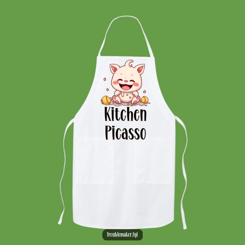 Funny Creature Mess Maker Apron - Hilarious Kitchen Gear for Adorable Chefs