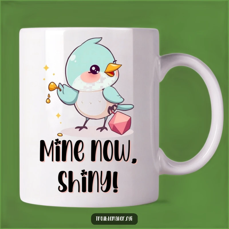 Funny Bird Trinket Thief Mug: A Hilarious Gift for Bird Lovers and Kleptomaniacs