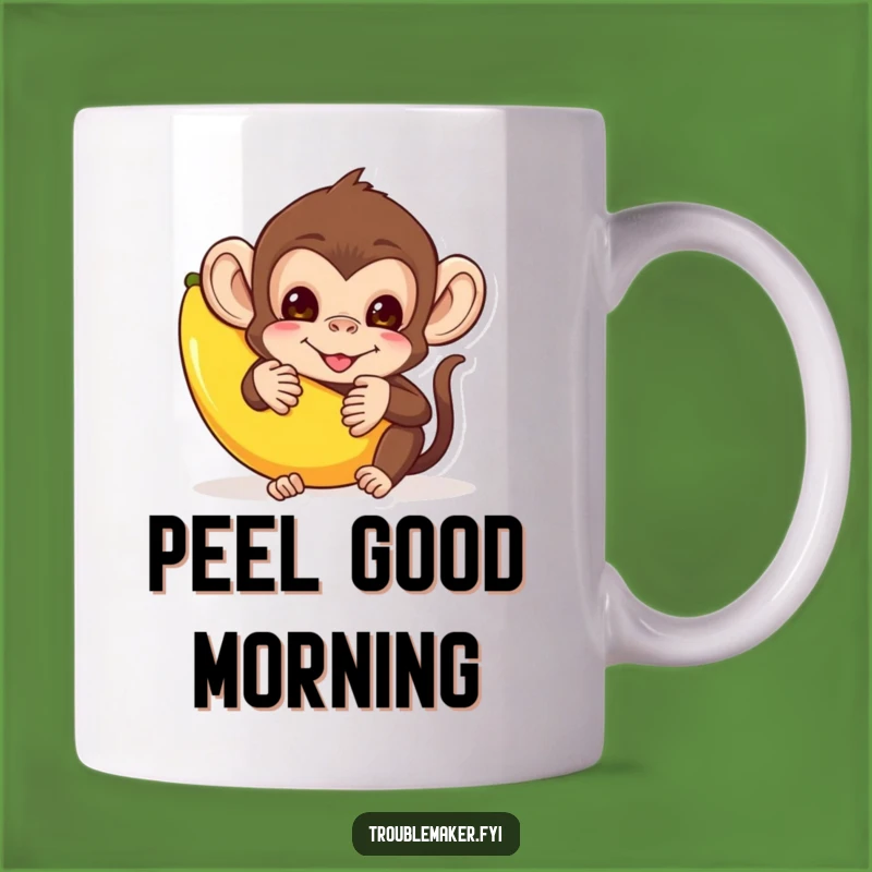 Funny Monkey Banana Peel Mug: A Cheeky Funny Gift for Pranksters and Lovers