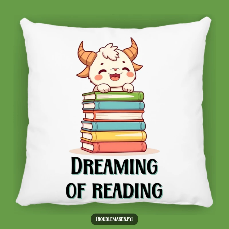 Funny Book Balance Creature Pillow: Snuggle with Stories and Comfort