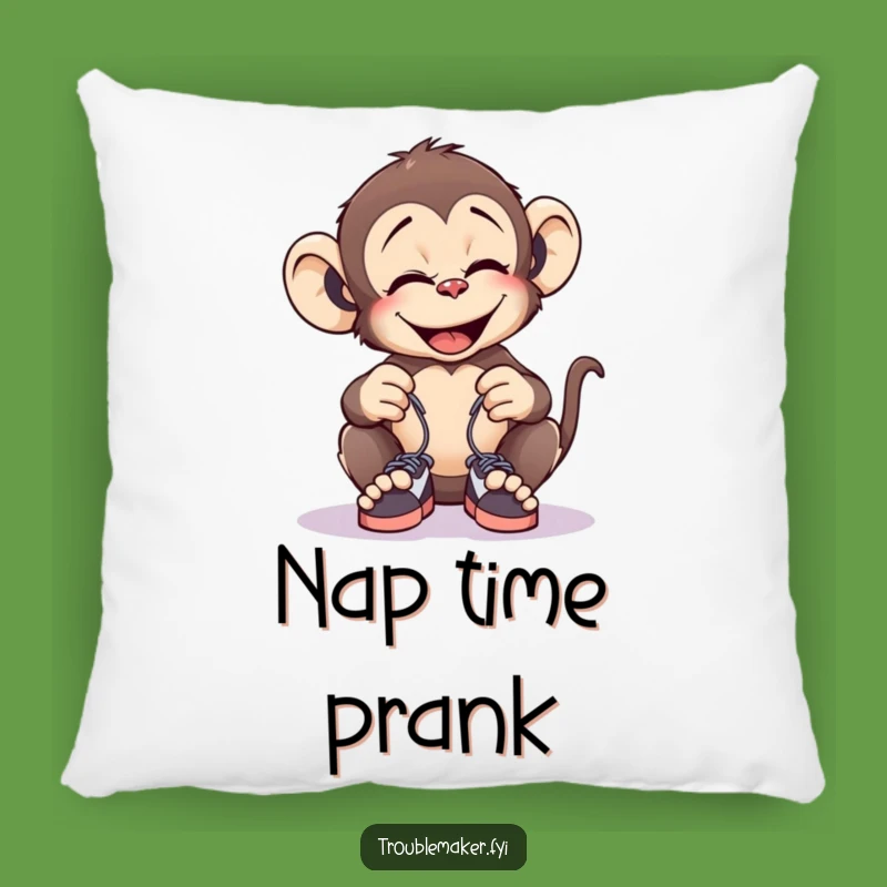 Funny Monkey Prank Pillow: Comfy & Hilarious Decor