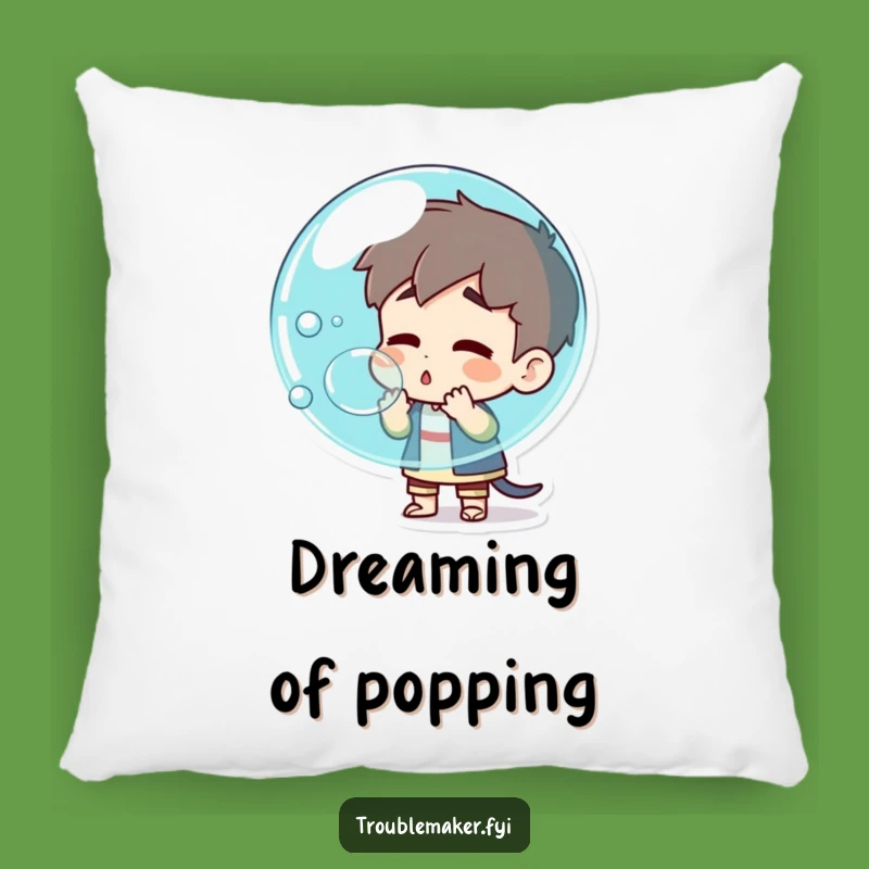 Funny Troublemaker Bubble Pop Pillow: Cozy Chaos, Perfect Playful Gift