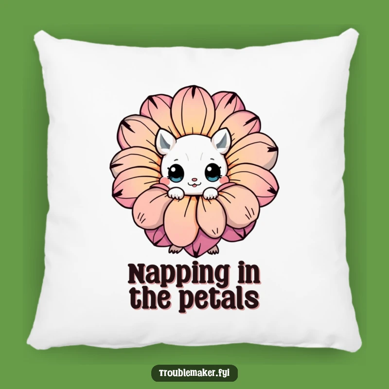 Funny Hidden Creature Flower Pillow: Snuggle with Adorable Comfort
