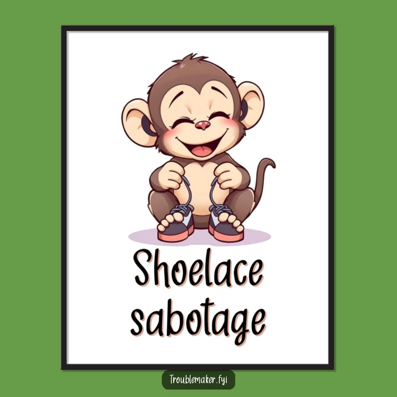 Funny Monkey Prank Print: Instant Giggle Download