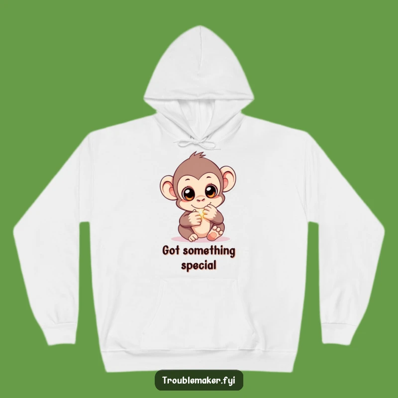Funny Monkey Treasure Hoodie - Stay Cozy with This Hilarious Primate Stealth Gear!