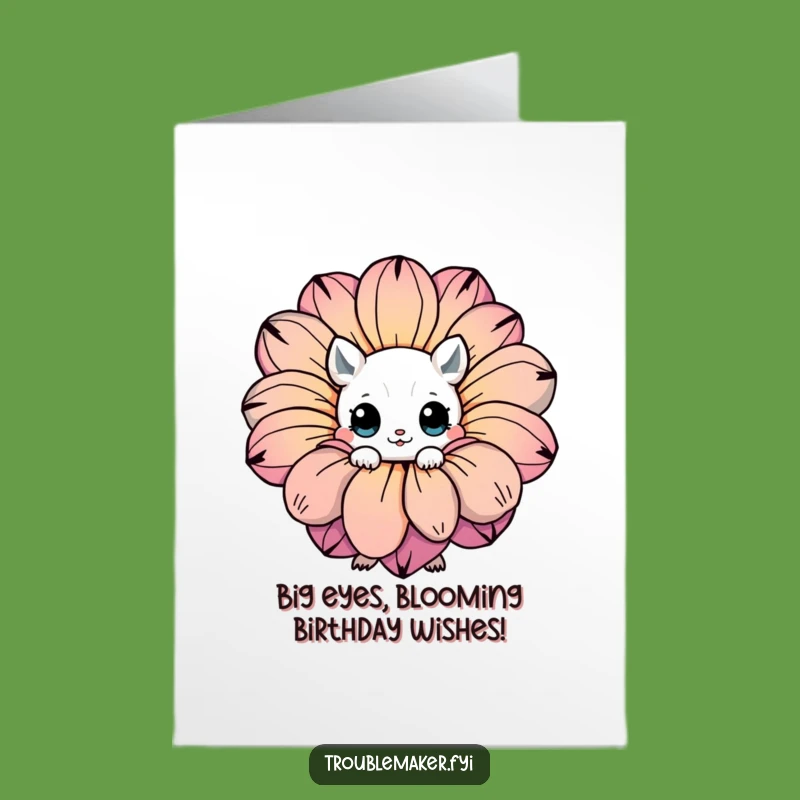 Free Printable Birthday Card: Flower Hide-and-Seek Fun for a Sweet Downloadable Gift