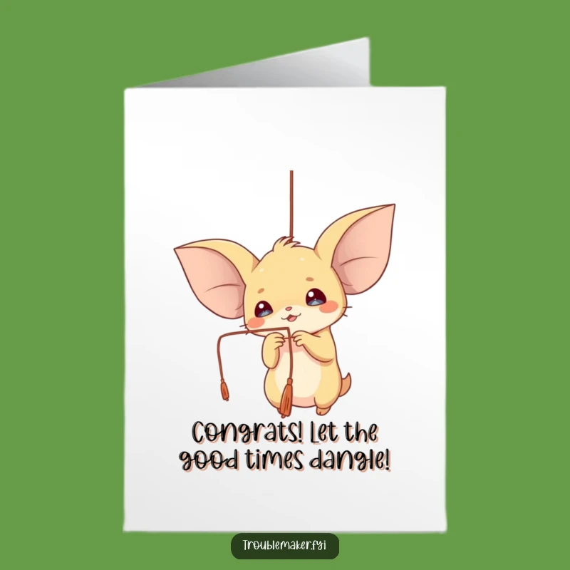 Free Printable Congrats Card: Playful Ears Surprise for a Cute Downloadable Gift