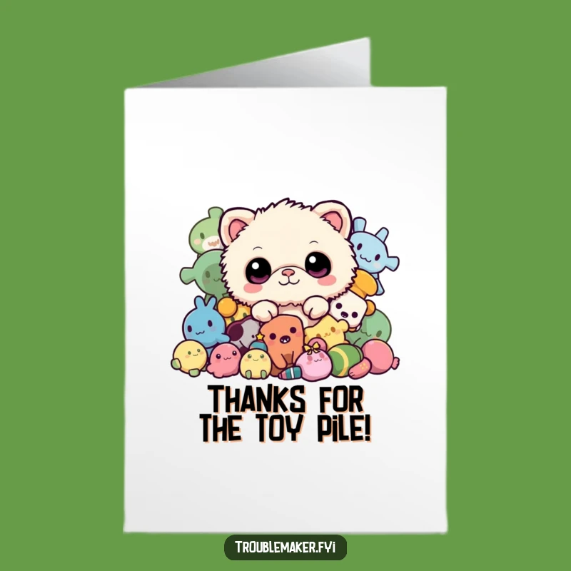 Adorable Free Printable Thank You Card: Fuzzy Friend - Heartwarming Downloadable Gratitude