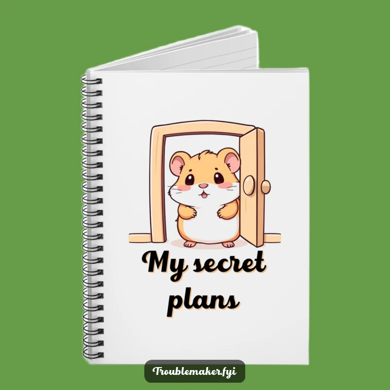 Funny Curious Hamster Notebook: Peeking Character Journal for Ideas