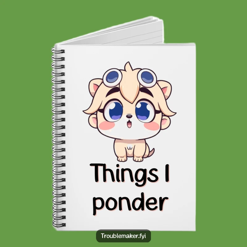 Funny Curious Troublemaker Notebook - Hilarious Journal for Your Discoveries