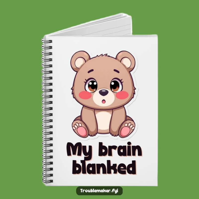 Funny Bear Cub Astonishment Notebook: Jot Down Surprises with Flair
