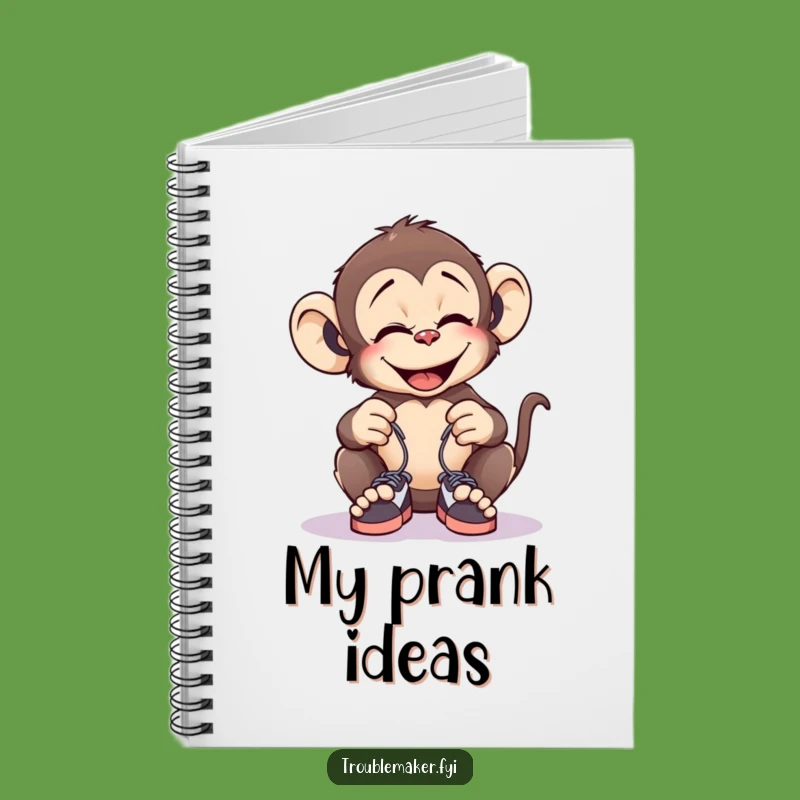 Funny Monkey Prank Notebook: Jot Down Your Pranks