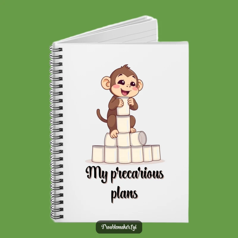 Funny Balance Monkey Notebook: Jot Down Ideas with Primate Charm