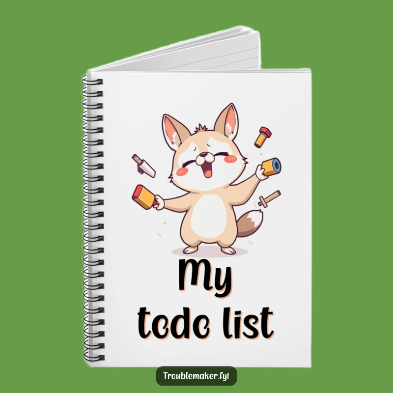 Funny Juggling Troublemaker Animal Notebook - Jot Down Your Funny Ideas, Great Gift