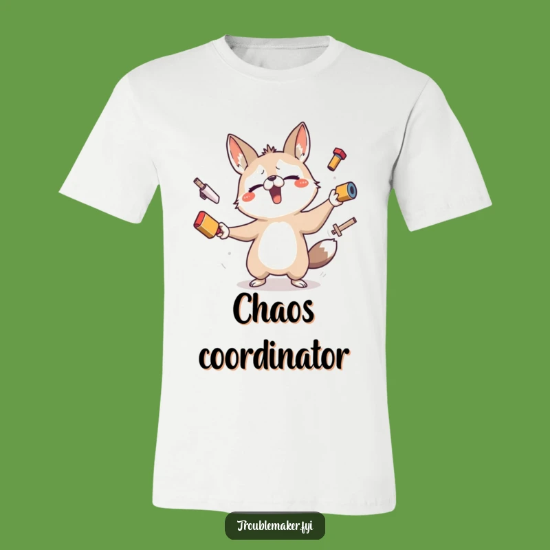 Funny Troublemaker Animal T-Shirt - Hilarious Juggling Pet Tee, Perfect Funny Gift