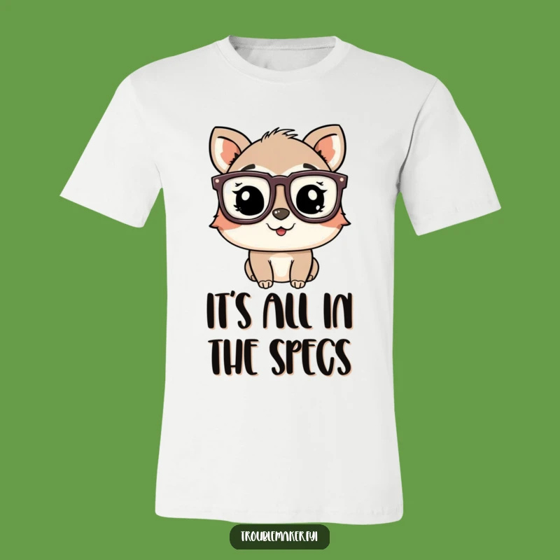 Funny Winking Glasses T-Shirt: Show Off Your Playful Style with This Tee