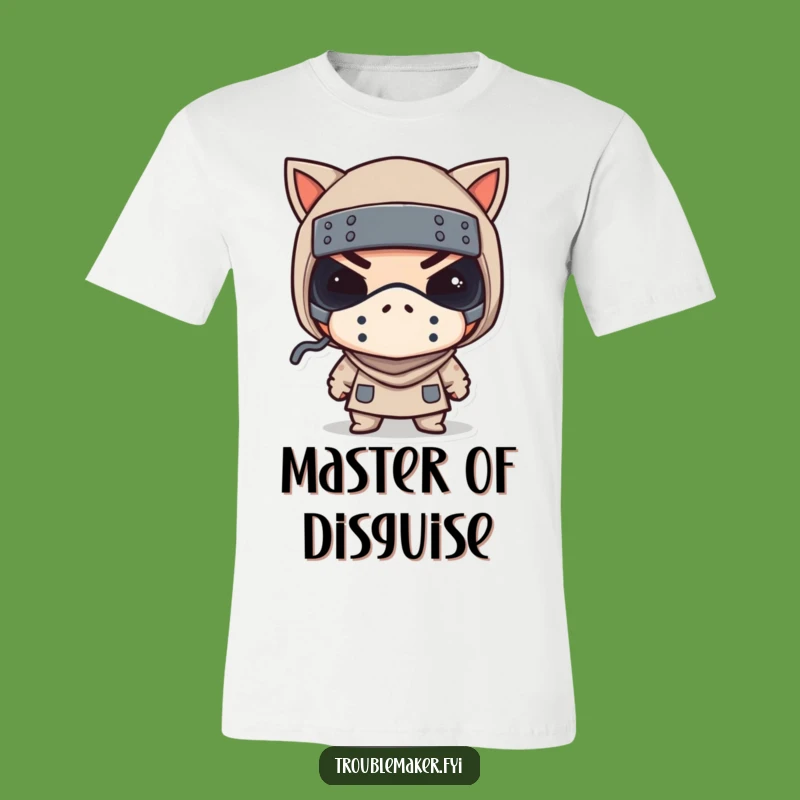 Funny Bandit Mask Wink T-Shirt a Hilarious Tee for Playful Rogues