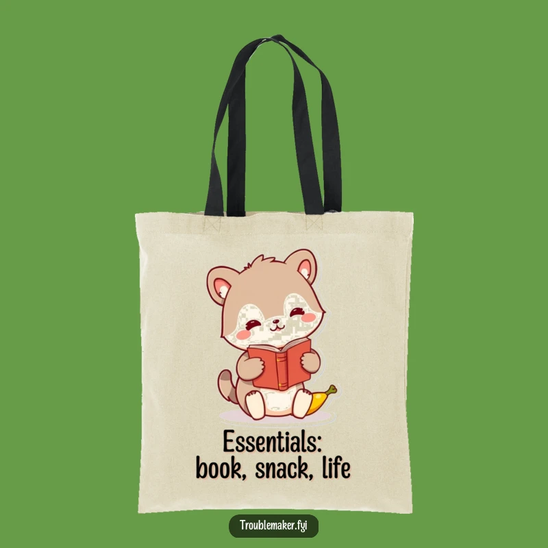Funny Tote Bag: Book Banana Swap - Carry Your Essentials with Whimsy