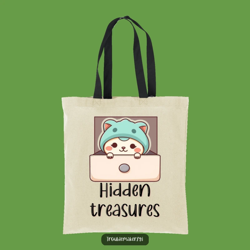 Funny Peeking Animal Tote Bag - Carry Your Secrets with Humor, Great Funny Gift!